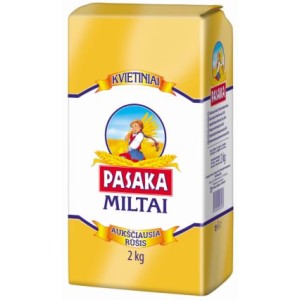 Wheat flour a.r. 550D Pasaka, 2 kg